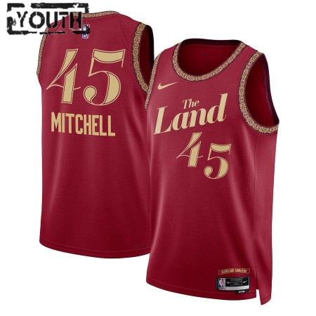 Dres Cleveland Cavaliers Donovan Mitchell Nike 2023-24 City Edition Swingman - Dječji